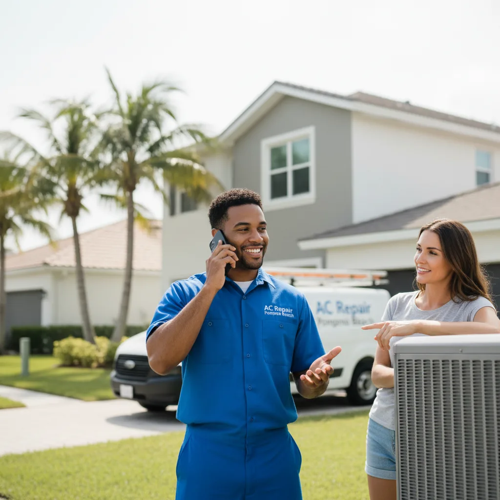AC Repair Pompano Beach customer support in Clarence Center